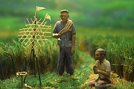 雕塑,農(nóng)民,儀式