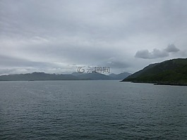 海,烏云,景觀