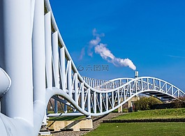 橋,蛇,曲線