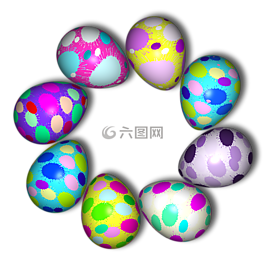 復活節(jié),復活節(jié)彩蛋,彩色