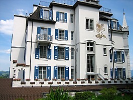 城堡 gütsch,卢塞恩,瑞士