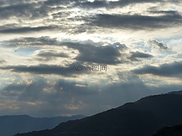 云,陽光,太陽