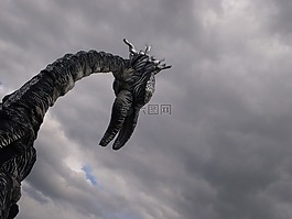 龍,生物,金屬