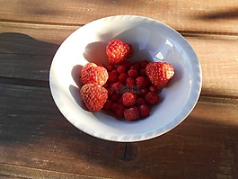 草莓,紅色,食品