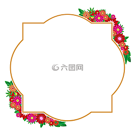鮮花,貼紙,幀