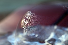 絲綢的泡沫,冰,凍結(jié)