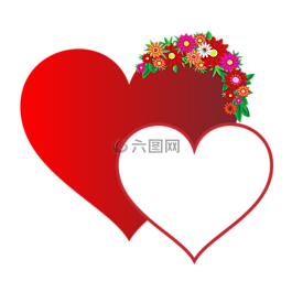 心,紅色,婚禮