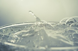 水,注入,噴霧