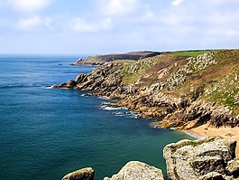 康沃尔郡,海岸,景观