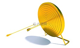 箭頭,目標,靶心式
