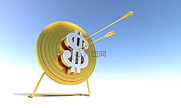 箭頭,目標,靶心式