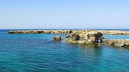 塞浦路斯,protaras,岩层
