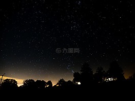 夜,明星,天空