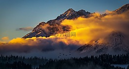山,高山,奧地利