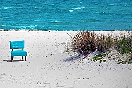 海灘,海洋,沙