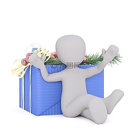 男性,3d模型,孤立