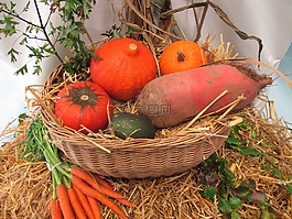感恩節(jié),蔬菜,水果