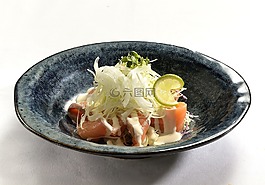 三文魚沙拉,沙拉,新鮮