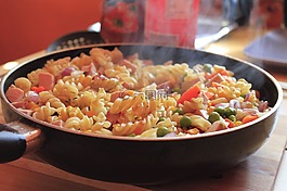 泛,面条,炒行动