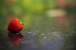 草莓,水果,紅色