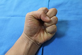 拳頭,男人,停止