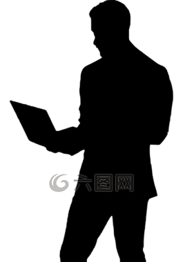 側(cè)影,商人,控股