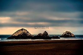 加利福尼亞州,海,海洋
