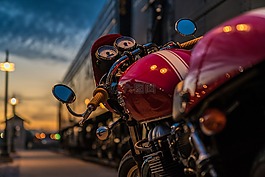摩托車,勝利,thruxton