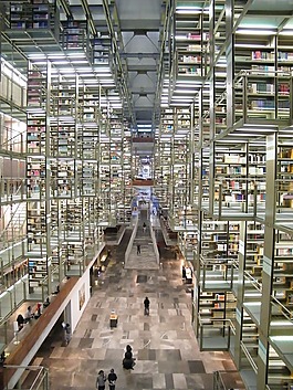 圖書館,墨西哥,城市