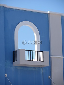 墨西哥,窗口,拱门