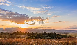 日落,太陽,陽光