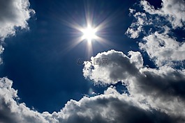 天空,阳光,夏季