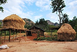 小屋,生活方式,部落