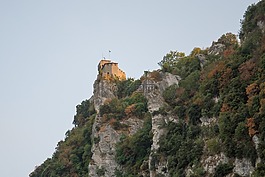 城堡,小山,老