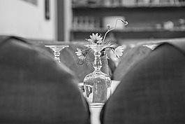 花,表,餐廳