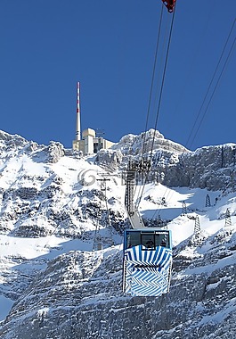 säntis,雪,山