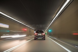 車,駕駛,隧道