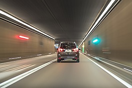 車,駕駛,隧道