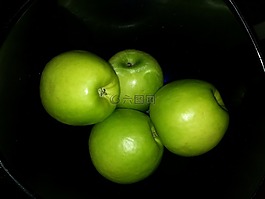 蘋果,綠色,健康