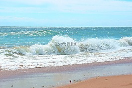海,海浪,海灘