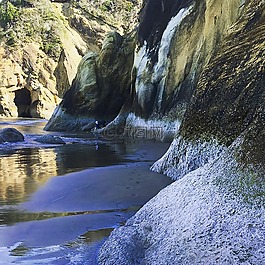 大瀑布,俄勒岡海岸,旅行