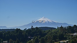 雪,別墅哥斯達(dá)黎加,火山