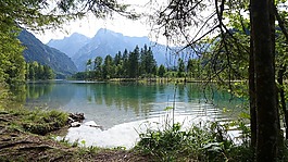 bergsee,阿爾姆湖,奧地利