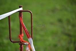 屏障磁带,红色,白