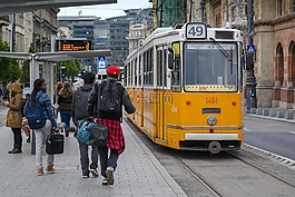 布達(dá)佩斯,匈牙利,電車
