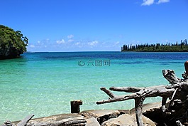 蓝色,水,木材