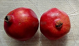 石榴,水果,紅色