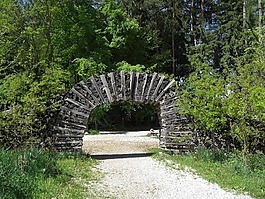 木制門,holzstapel,森林