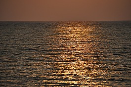 海,日落,波羅的海