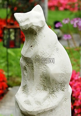 貓,雕塑,工藝